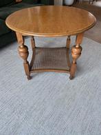 Vintage/antiek rond houtel tafeltje, Antiek en Kunst, Ophalen