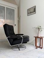 Vintage draaifauteuil, Jan des Bouvrie, Gelderland jaren 70, Ophalen, Metaal, Vintage retro midcentury design Dutch design antiek Deens