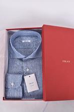 Nieuw shirt overhemd van FRAY linnen maat 41, Blauw, FRAY, Italy, Nieuw