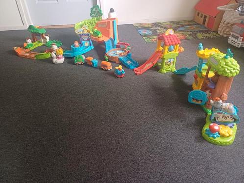V-tech Toet toet auto's met auto s en dieren, Kinderen en Baby's, Speelgoed | Vtech, Gebruikt, Ophalen of Verzenden