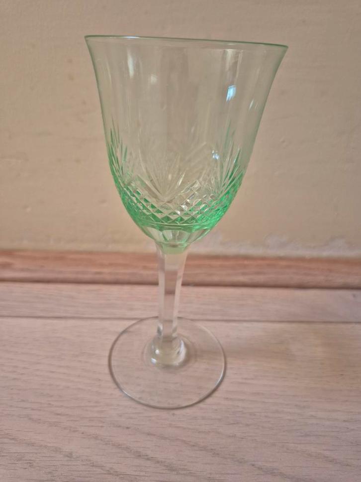 Kristallen Anna Wijnglazen - Set van 6, Antiek en Kunst, Antiek | Glas en Kristal, Ophalen of Verzenden