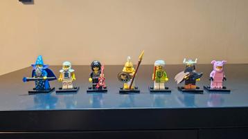 LEGO Minifigures CMF – 7 stuks (Wizard, Viking, Piggy Guy, e beschikbaar voor biedingen