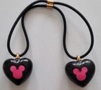 Mickey Mouse Hartjes Ketting, Ophalen of Verzenden, Zo goed als nieuw, Zwart