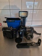 Zenit 12 XP & 122 met Helios 44M-6 + Crest flash, Ophalen of Verzenden, Spiegelreflex, Overige Merken