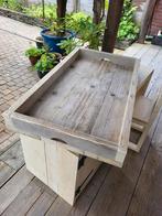 Dienblad steigerhout, Ophalen of Verzenden, Nieuw, Rechthoekig, Hout