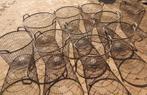 10 x oude zinken vintage retro stalen draadmanden plukmand, Ophalen, Overige materialen, Gebruikt, Mand