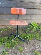 Vintage schoolstoel stoel bureaustoel, Ophalen of Verzenden, Bureaustoel, Zo goed als nieuw, Overige kleuren