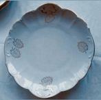 Czechoslovakia MZ Jebonro relief schaal gouden bies blaadjes, Ophalen of Verzenden