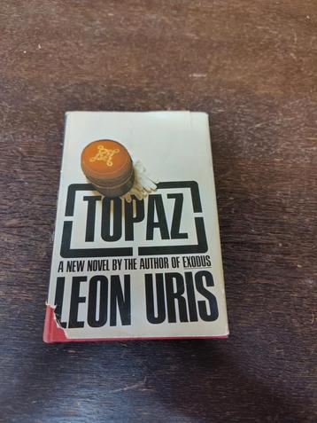 Zeldzame Eerste Britse Editie van "Topaz" door Leon Uris beschikbaar voor biedingen