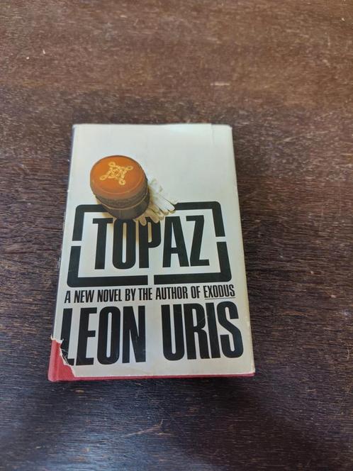 Zeldzame Eerste Britse Editie van "Topaz" door Leon Uris, Boeken, Thrillers, Zo goed als nieuw, Ophalen of Verzenden