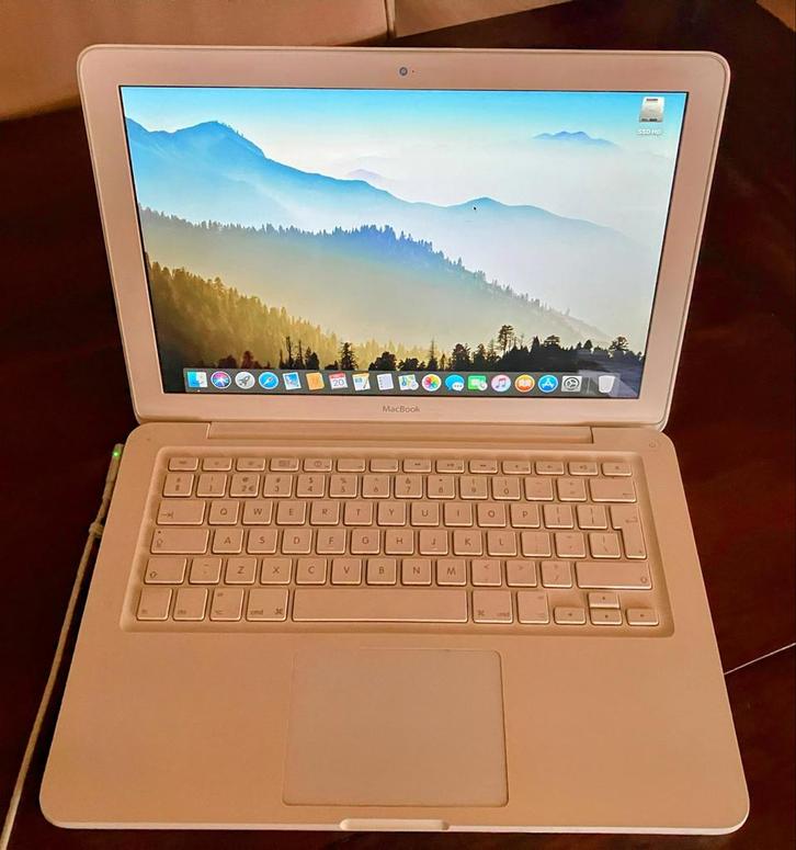 MacBook (Mid-2010) Wit - High Sierra - 250 GB SSD, Computers en Software, Apple Macbooks, Gebruikt, MacBook, 13 inch, 2 tot 3 Ghz