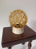 Vintage Helena Tynell jaren 70 amber glas bubbel plafondlamp, Huis en Inrichting, Lampen | Plafondlampen, Ophalen of Verzenden