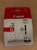 Canon CLI-551BK XL, Ophalen of Verzenden, Nieuw, Cartridge, Canon