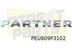 Peugeot Partner (-8/12) embleem tekst ''Partner'' achterklep, -, Verzenden, -, Nieuw