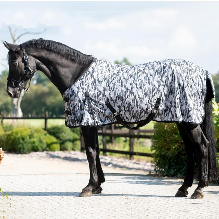 Lami-Cell Equi Sky vliegendeken camouflage maat 195, Dieren en Toebehoren, Paarden en Pony's | Dekens en Dekjes, Nieuw, Deken