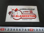 sticker Lunteren E. BLANKESTIJN schildersbedrijf Klomperweg, Verzamelen, Stickers, Ophalen, Zo goed als nieuw, Bedrijf of Vereniging