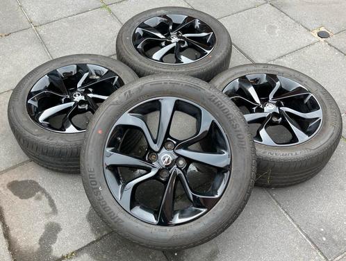 16 inch Opel Corsa D E Adam black edition velgen banden, Auto-onderdelen, Banden en Velgen, Banden en Velgen, Zomerbanden, 16 inch