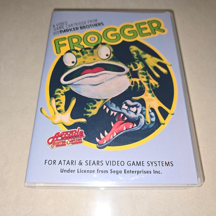 Frogger Atari 2600 Game Case, Spelcomputers en Games, Games | Atari, Zo goed als nieuw, Atari 2600, Avontuur en Actie, 1 speler