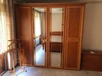 Garderobe kleding kast 220 cm breed kersen, Huis en Inrichting, Kasten | Kledingkasten, Ophalen, Gebruikt, 200 cm of meer, Klassiek