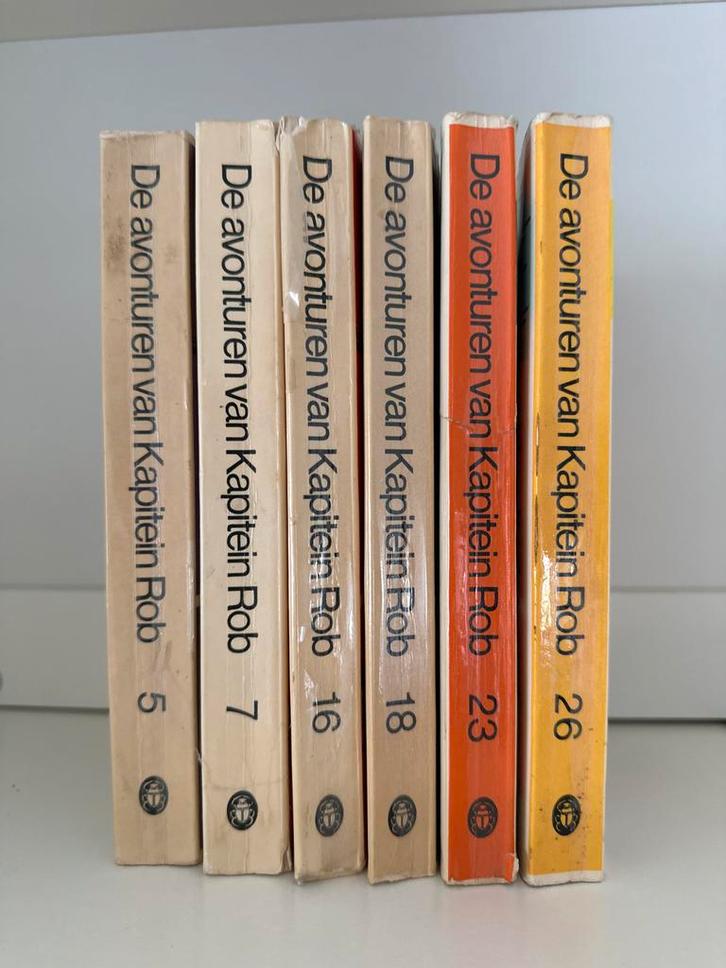 Kapitein Rob - 6 Delen, Boeken, Stripboeken, Gelezen, Meerdere stripboeken, Ophalen of Verzenden