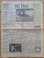De Tijd 8 mei 1937 Zeppelin Hindenburg gaat in vlammen op, Ophalen of Verzenden, 1920 tot 1940, Nederland, Krant