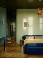 Designer Bedframe, Ophalen, Tweepersoons, 160 cm