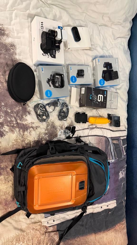 GoPro Hero 6 + Feiyutech Gimbal + Thule Rugzak, Audio, Tv en Foto, Actiecamera's, Ophalen of Verzenden, Gebruikt, GoPro