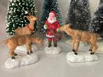 Lemax Santa Feeds Reindeer, Ophalen of Verzenden, Zo goed als nieuw
