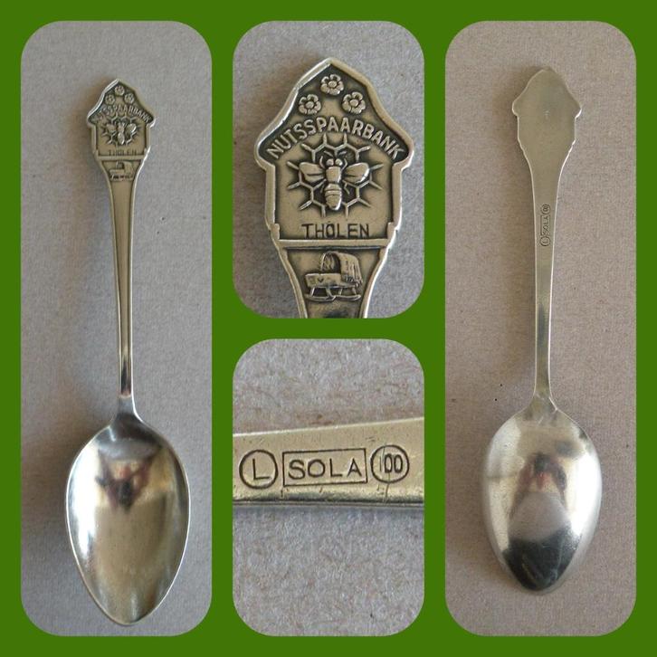 Sola geboortelepel Tholen          (verzendkosten nl € 2,60), Antiek en Kunst, Antiek | Bestek, Verzenden