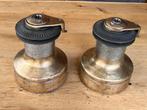 2 Bronzen Lewmar 54 two speed selftailing lieren, Watersport en Boten, Ophalen, Gebruikt, Lijn of Blok