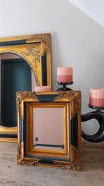 Antieke barokke Napoleon III spiegel, Ophalen, Minder dan 50 cm