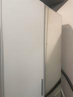 Witte combi kleding- en schoenenkast met spiegel, Huis en Inrichting, Kasten | Schoenenkasten, Ophalen of Verzenden, Gebruikt