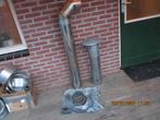 Kachelpijp 150 mm rvs. zgan., Ophalen, Zo goed als nieuw, Hout, Houtkachel