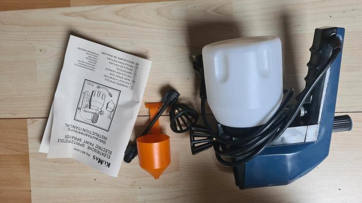 Elektrische Verfspuit Kumas PG-601 - Nieuw in doos, Doe-het-zelf en Verbouw, Gereedschap | Overige machines, Ophalen of Verzenden