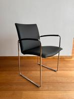 6x Leolux Talos eetkamerstoelen, Huis en Inrichting, Stoelen, Ophalen, Zwart, Nieuw, Leer