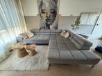 Montel hoekbank grijs, Huis en Inrichting, Banken | Complete zithoeken, Ophalen of Verzenden, Zo goed als nieuw
