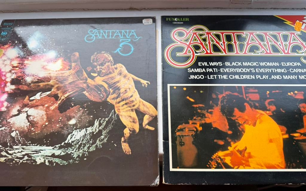 Santana 3 en Santana 25 hits 2lp verzamel, Ophalen of Verzenden, 1960 tot 1980, Gebruikt, 12 inch