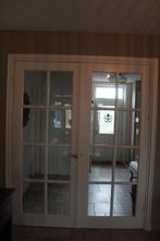 Openslaande deuren 4x, Doe-het-zelf en Verbouw, Deuren en Horren, 215 cm of meer, 80 tot 100 cm, Gebruikt, Glas