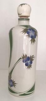 Vaas Kruik bloemen motief Regina, Huis en Inrichting, Woonaccessoires | Vazen, Overige kleuren, Verzenden, Aardewerk of Porselein