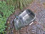 Dubbele spoelbak / wasbak. Met kraan., Ophalen, 25 tot 50 cm, 50 tot 100 cm, Minder dan 100 cm