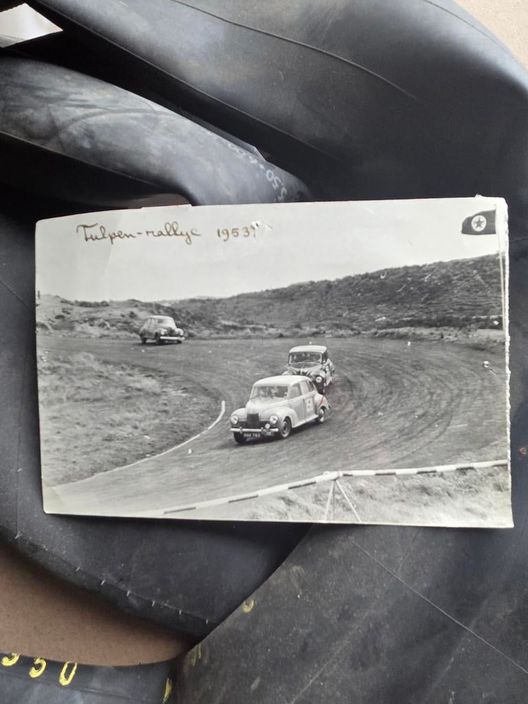 Zeldzame foto Jowett Javelin zandvoort tulpenrally 1953, Verzamelen, Ophalen of Verzenden
