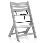 Meegroei Kinderstoel (Hout) Lichtgrijs (RETOURDEAL) NU 25,-, Ophalen, Nieuw, Meegroeistoel, Gordel(s)
