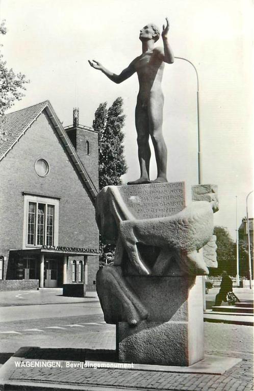 (387-055-057) Wageningen Bevrijdingsmonument, Verzamelen, Ansichtkaarten | Nederland, Gelderland, Voor 1920, Verzenden