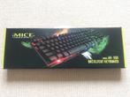 Gaming toetsenbord iMICE AK-600, lichtgevende toetsen, Gaming toetsenbord, Ophalen of Verzenden, Zo goed als nieuw