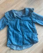 Carlijnq 86/92 blouse denim met ruffle kraagje, Ophalen of Verzenden