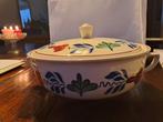 Boerenbont   terrine 24 cm, Antiek en Kunst, Antiek | Schalen, Ophalen of Verzenden