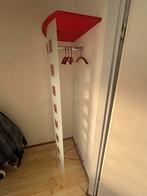 Draaibare wandkapstok met glas en kleerhangers, Gebruikt, Glas, 150 tot 200 cm, Ophalen