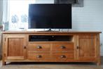 Houten TV Meubel met Opbergruimte, Ophalen, Gebruikt, 150 tot 200 cm, Eikenhout