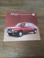 Allegro 2 1300 Four door SDL 8 pag., Boeken, Verzenden, Zo goed als nieuw, Overige merken