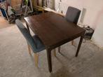 Ikea Ekedalen tafel + 2 Bergmund stoelen, Ophalen, Gebruikt, 100 tot 150 cm, 50 tot 100 cm